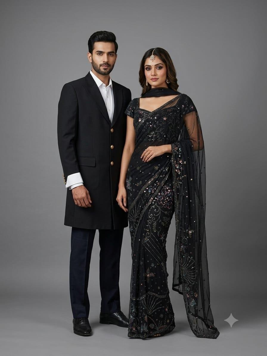 Black Saree
